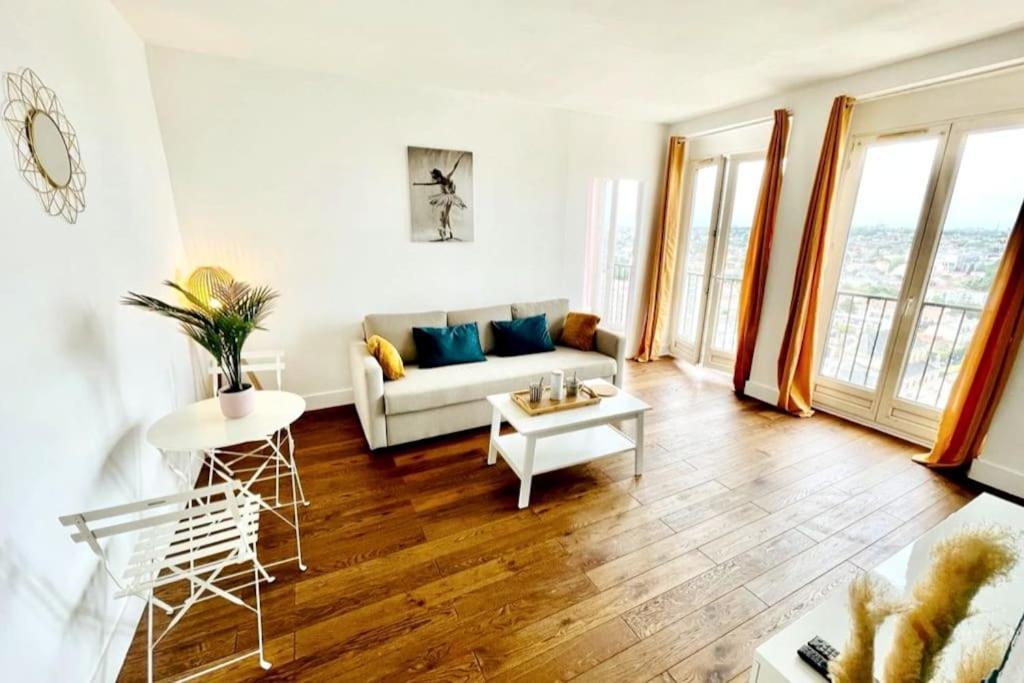 Ciel De Paris : Vue Tour Eiffel Apartment Choisy-le-Roi Bagian luar foto